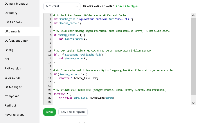 Url rewrite nginx untuk wp fastest cache