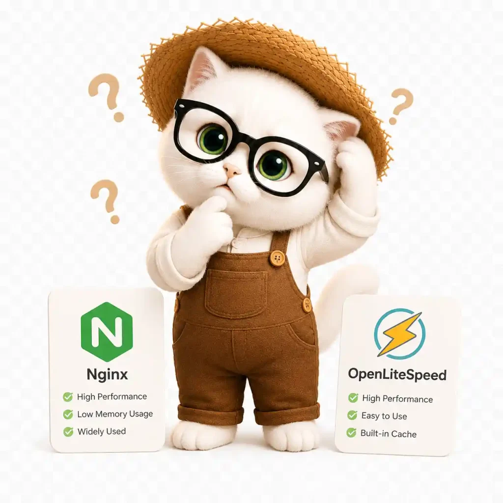 White masih bingung memilih nginx atau openlitespeed
